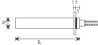 Drawing of accessory 13 : 'Mounting flange'