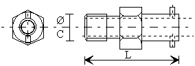 Six-sided nozzle.