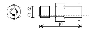 Embout sixpans Ø 12 ou 14.